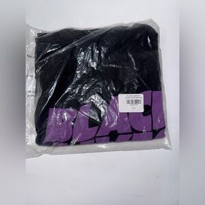 Black Sabbath Black Lives Matter Size Large Purple Print Black Tee-Shirt XXL New